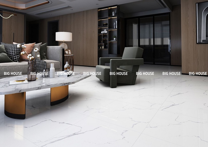 Gạch lát nền phòng khách 80x80 Hoàn Mỹ 35035 