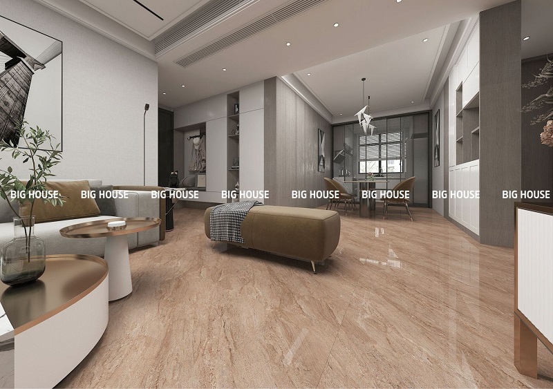 Gạch lát nền phòng khách 80x80 Hoàn Mỹ 35036
