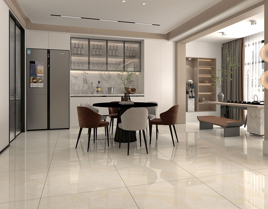 gạch lát nền 80x80 vân đá Onyx tasa 8144